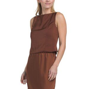 WAYF Redwood Satin Top